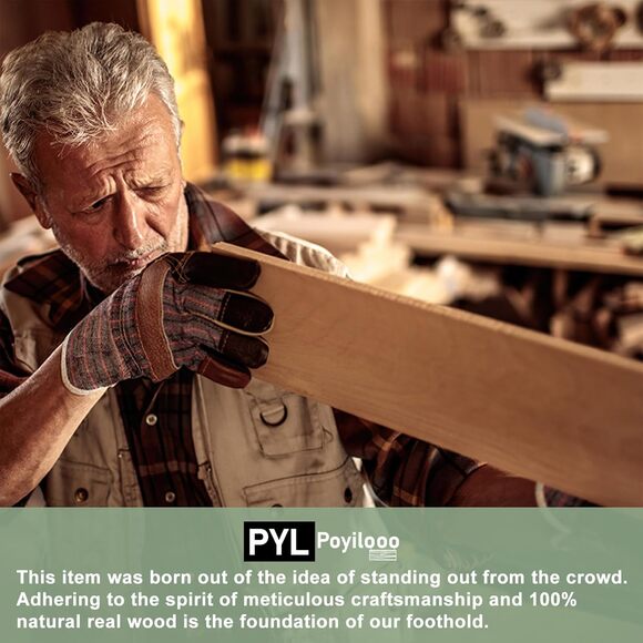 Earring Organizer Women Wood 5 Layer Display Stand Rustic Jewelry Holder Rack - Picture 6 of 7